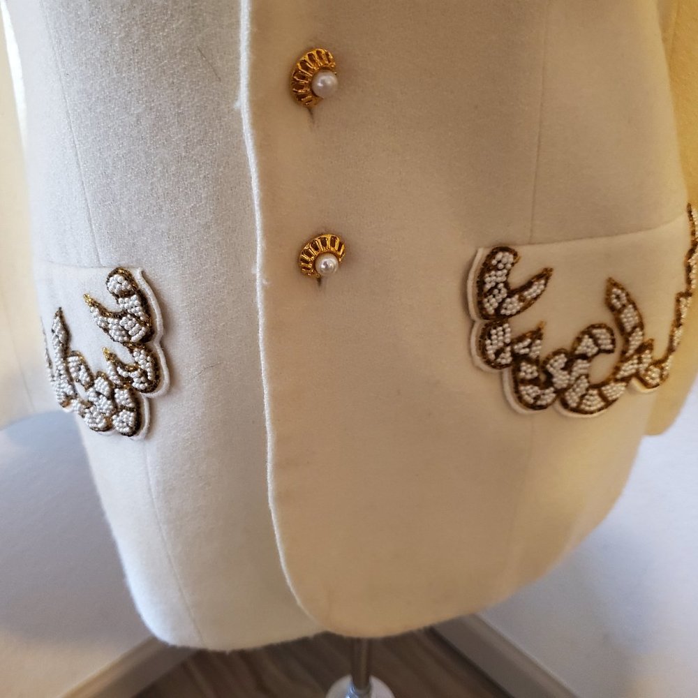COPY - Vintage 1980s beaded blazer - Picture 4 of 6